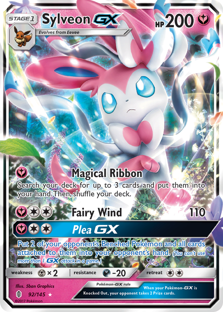 Sylveon GX (92/145) [Sun & Moon: Guardians Rising] | Pegasus Games WI