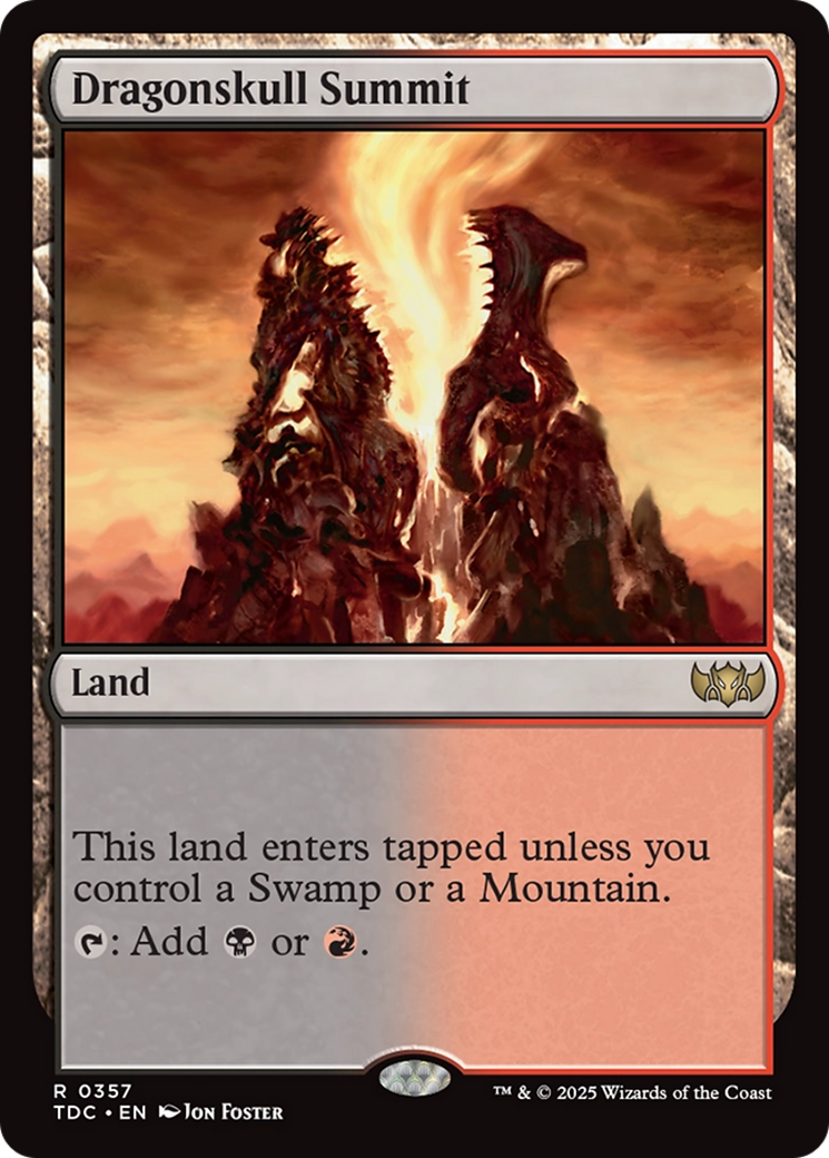 Dragonskull Summit [Tarkir: Dragonstorm Commander] | Pegasus Games WI