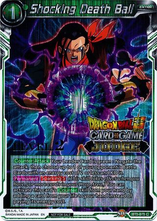 Shocking Death Ball (Level 2) (BT5-075) [Judge Promotion Cards] | Pegasus Games WI