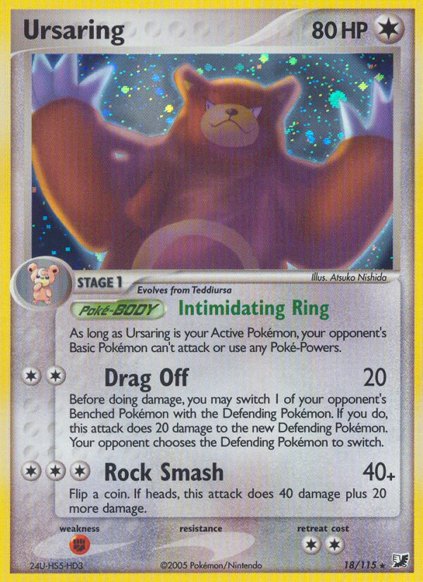 Ursaring (18/115) [EX: Unseen Forces] | Pegasus Games WI