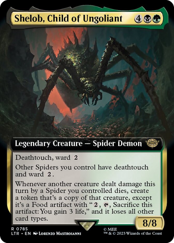 Shelob, Child of Ungoliant (Extended Art) (Surge Foil) [The Lord of the Rings: Tales of Middle-Earth] | Pegasus Games WI