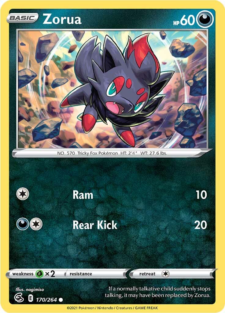 Zorua (170/264) [Sword & Shield: Fusion Strike] | Pegasus Games WI