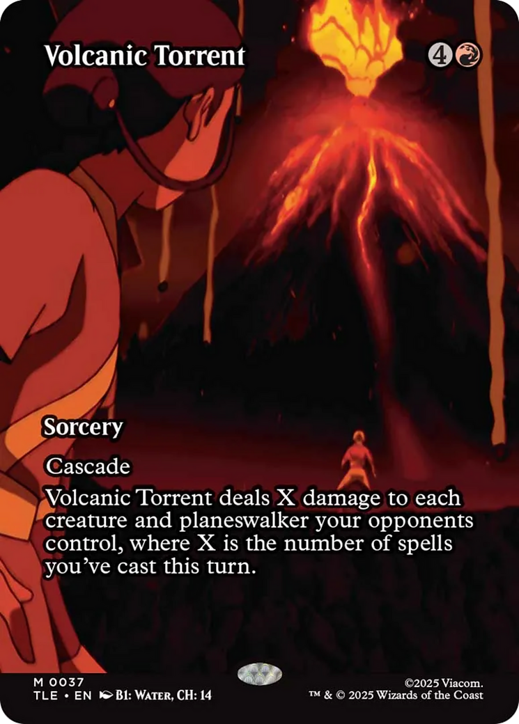 Volcanic Torrent (Borderless) [Avatar: The Last Airbender: Eternal-Legal] | Pegasus Games WI