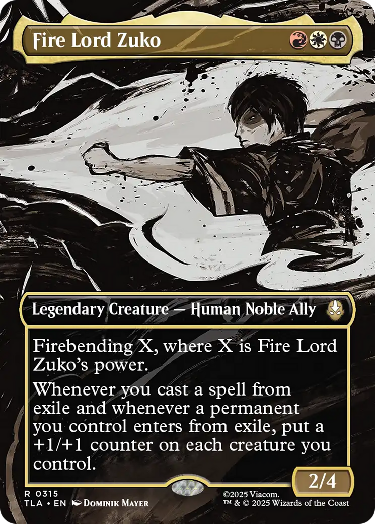 Fire Lord Zuko (Borderless) [Avatar: The Last Airbender] | Pegasus Games WI