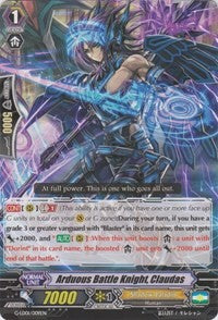 Arduous Battle Knight, Claudas (G-LD01/009EN) [G-Legend Deck Vol.1: The Dark] | Pegasus Games WI