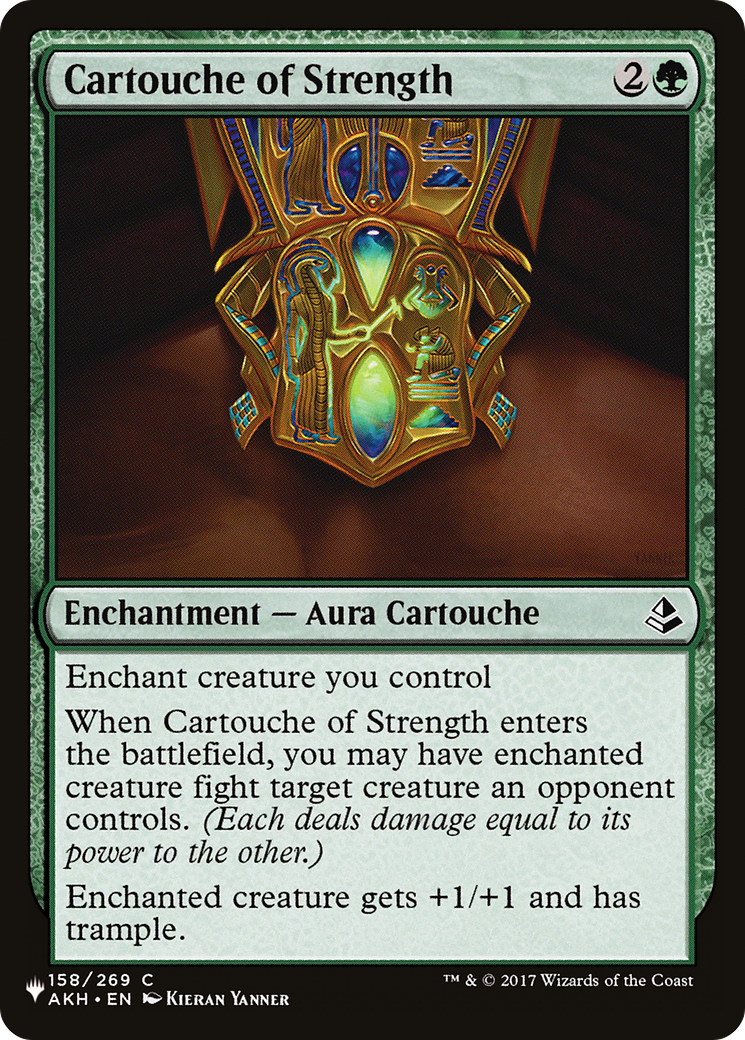 Cartouche of Strength [The List Reprints] | Pegasus Games WI