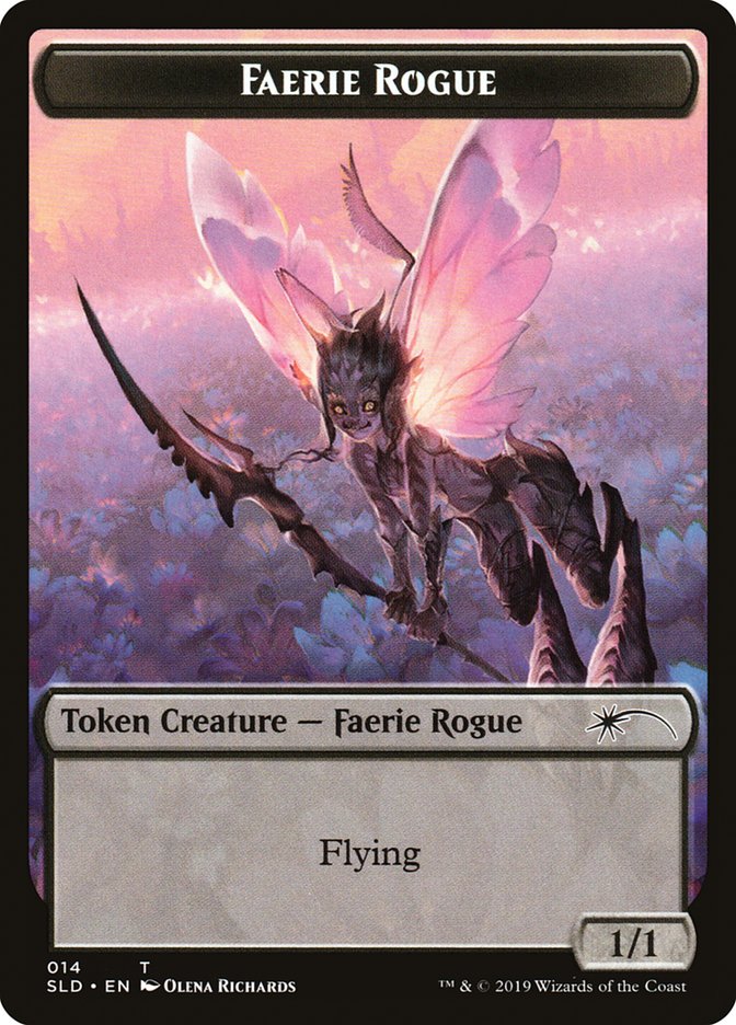 Faerie Rogue Token (014) [Secret Lair Drop Series] | Pegasus Games WI