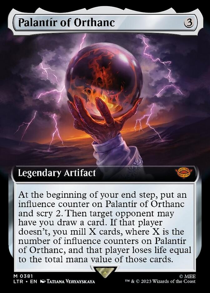 Palantir of Orthanc (Extended Art) [The Lord of the Rings: Tales of Middle-Earth] | Pegasus Games WI