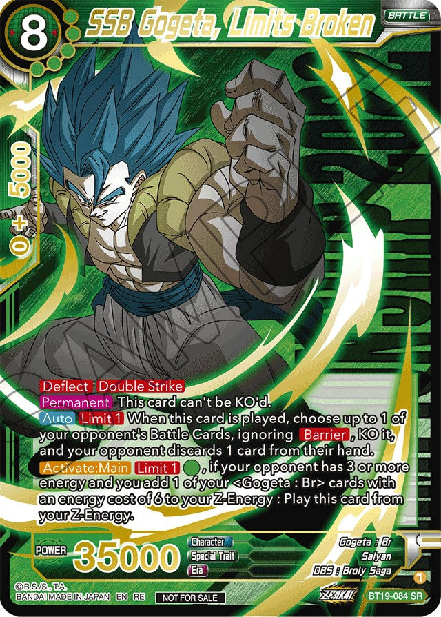 SSB Gogeta, Limits Broken (Championship 2022) (BT19-084) [Promotion Cards] | Pegasus Games WI