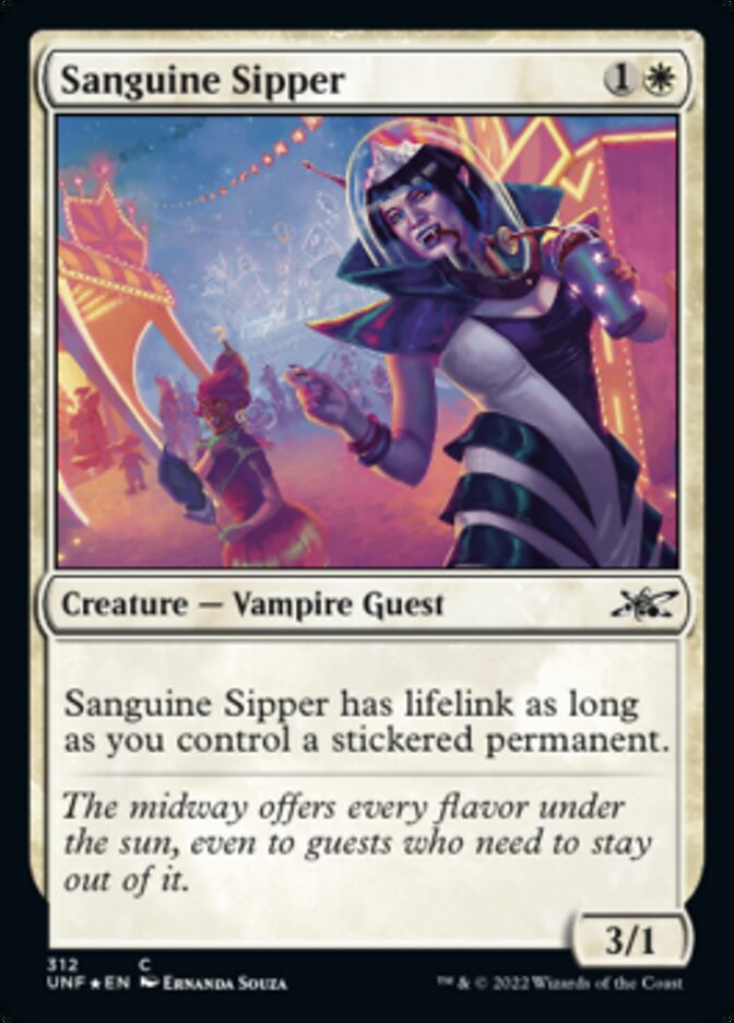 Sanguine Sipper (Galaxy Foil) [Unfinity] | Pegasus Games WI