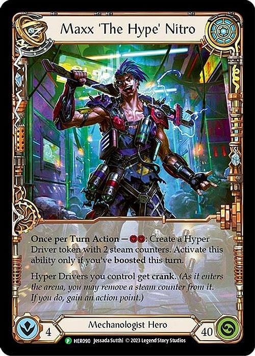 Maxx 'The Hype' Nitro [HER090] (Promo)  Cold Foil | Pegasus Games WI