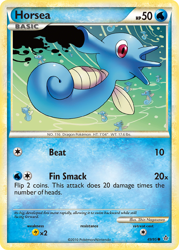 Horsea (49/95) [HeartGold & SoulSilver: Unleashed] | Pegasus Games WI