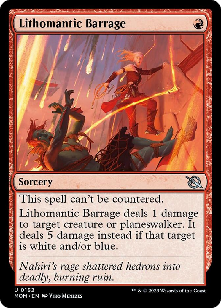 Lithomantic Barrage [March of the Machine] | Pegasus Games WI