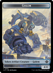 Gnome // Golem Double-Sided Token [The Lost Caverns of Ixalan Tokens] | Pegasus Games WI