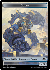 Map // Golem Double-Sided Token [The Lost Caverns of Ixalan Tokens] | Pegasus Games WI