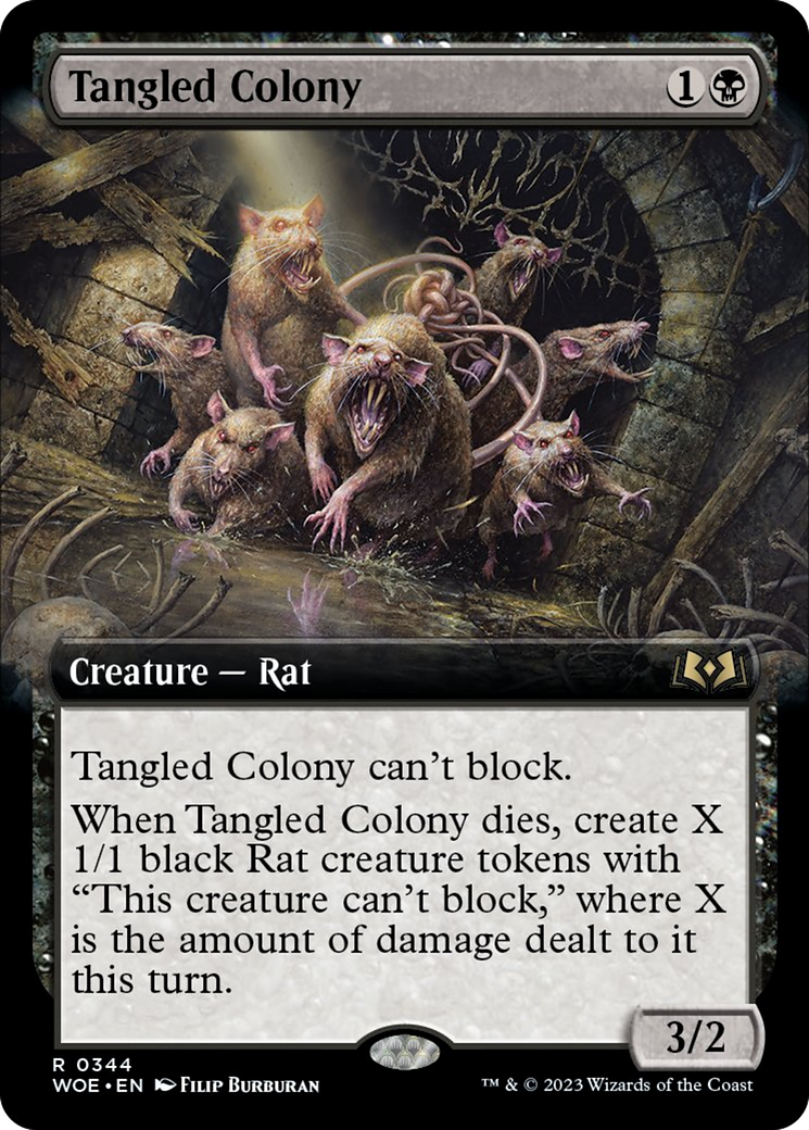 Tangled Colony (Extended Art) [Wilds of Eldraine] | Pegasus Games WI