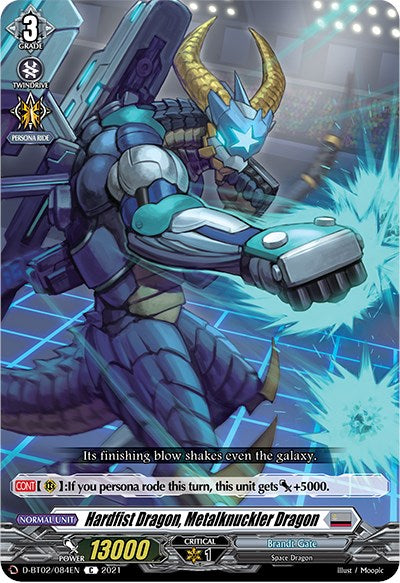 Hardfist Dragon, Metalknuckler Dragon (D-BT02/084EN) [A Brush with the Legends] | Pegasus Games WI