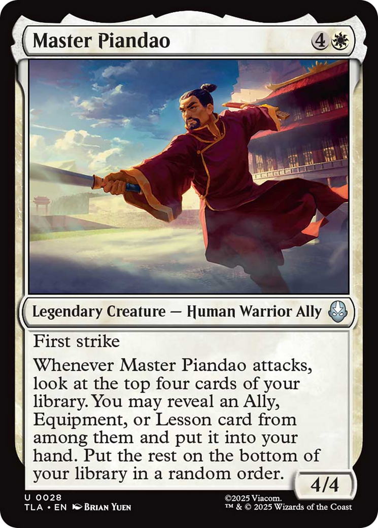Master Piandao [Avatar: The Last Airbender] | Pegasus Games WI