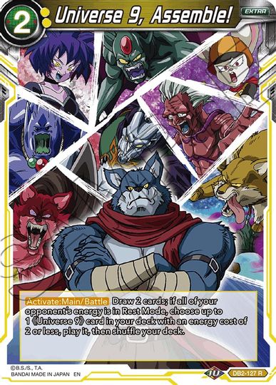Universe 9, Assemble! (Reprint) (DB2-127) [Battle Evolution Booster] | Pegasus Games WI