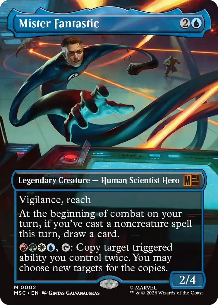 Mister Fantastic (Borderless) [Marvel Super Heroes Commander] | Pegasus Games WI