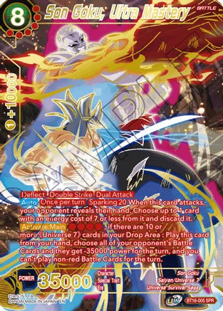 Son Goku, Ultra Mastery (SPR) (BT16-005) [Realm of the Gods] | Pegasus Games WI