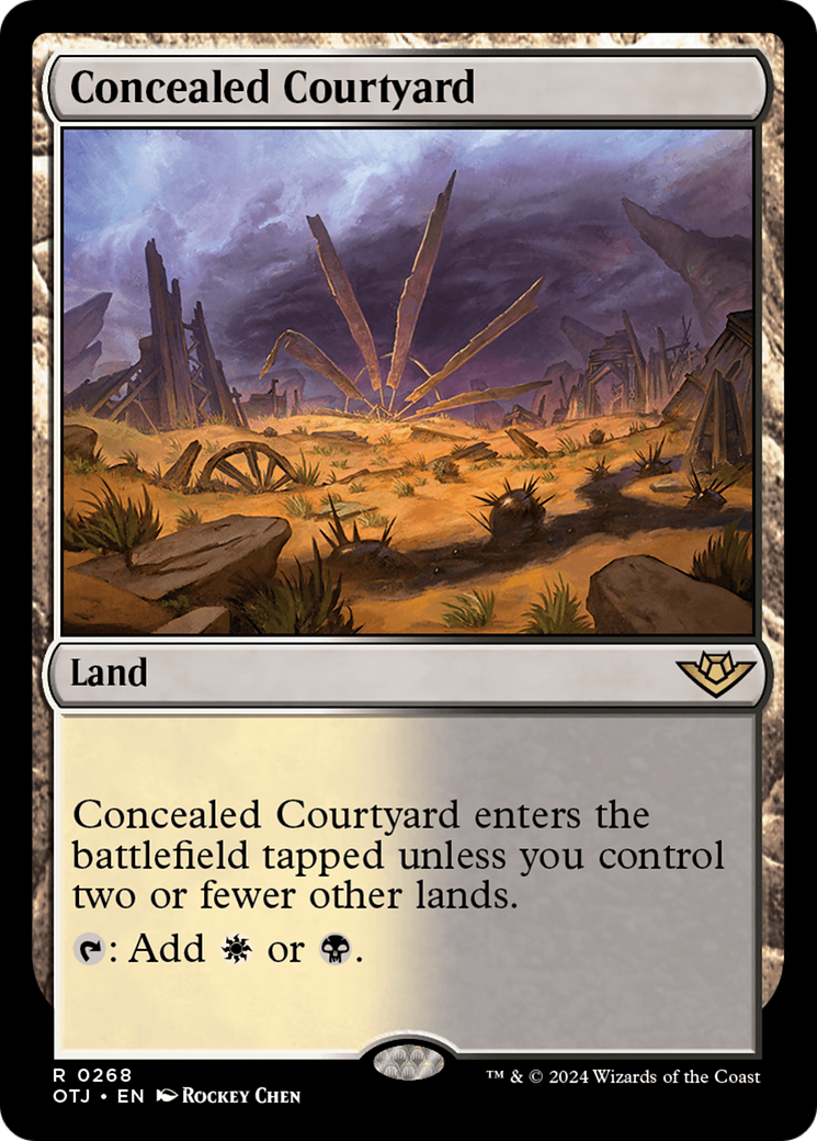 Concealed Courtyard [Outlaws of Thunder Junction] | Pegasus Games WI