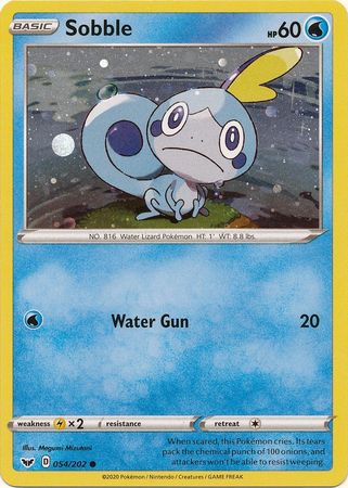 Sobble (054/202) (Cosmos Holo) [Sword & Shield: Base Set] | Pegasus Games WI