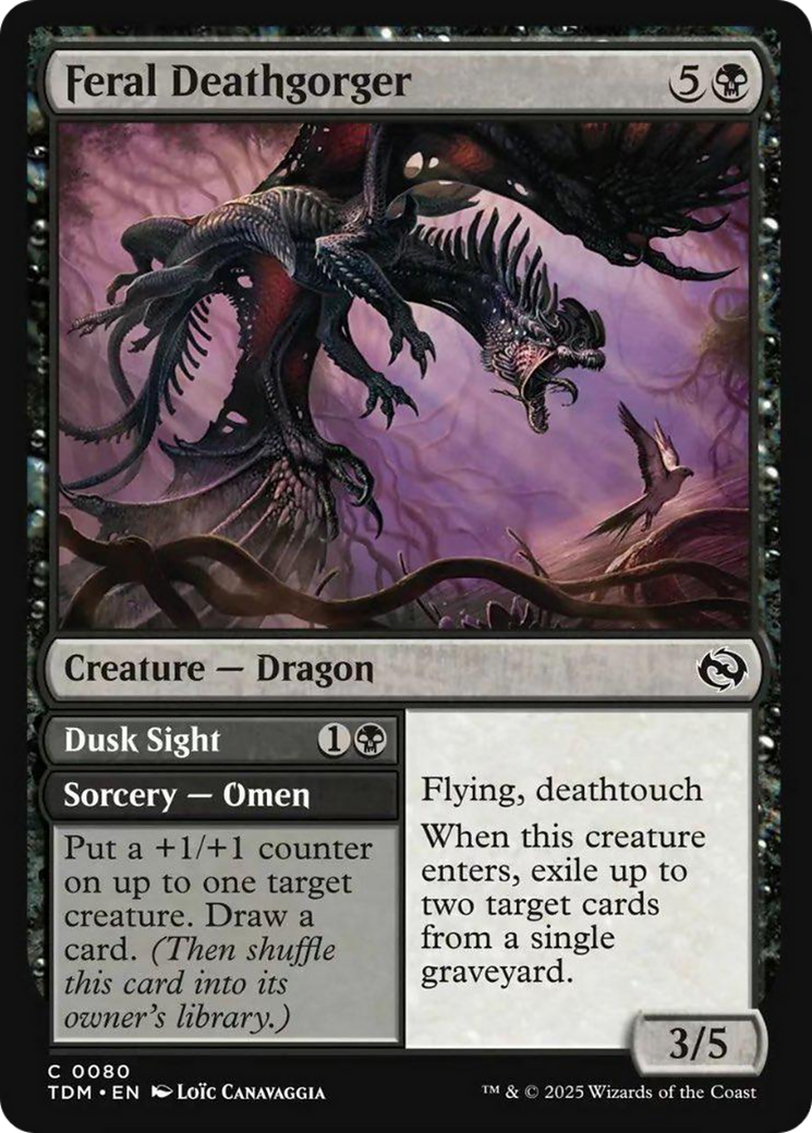 Feral Deathgorger [Tarkir: Dragonstorm] | Pegasus Games WI