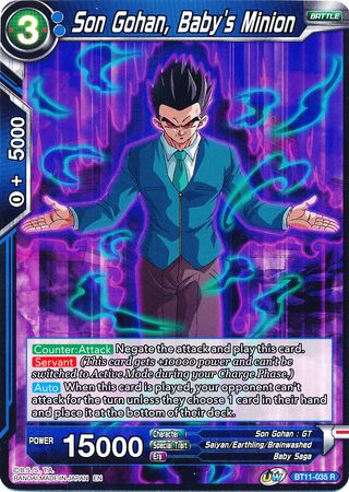 Son Gohan, Baby's Minion (BT11-035) [Vermilion Bloodline] | Pegasus Games WI