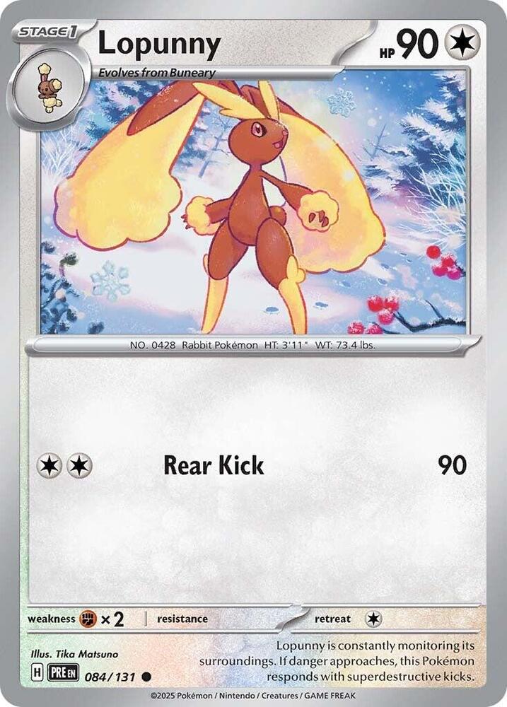 Lopunny (084/131) [Scarlet & Violet: Prismatic Evolutions] | Pegasus Games WI