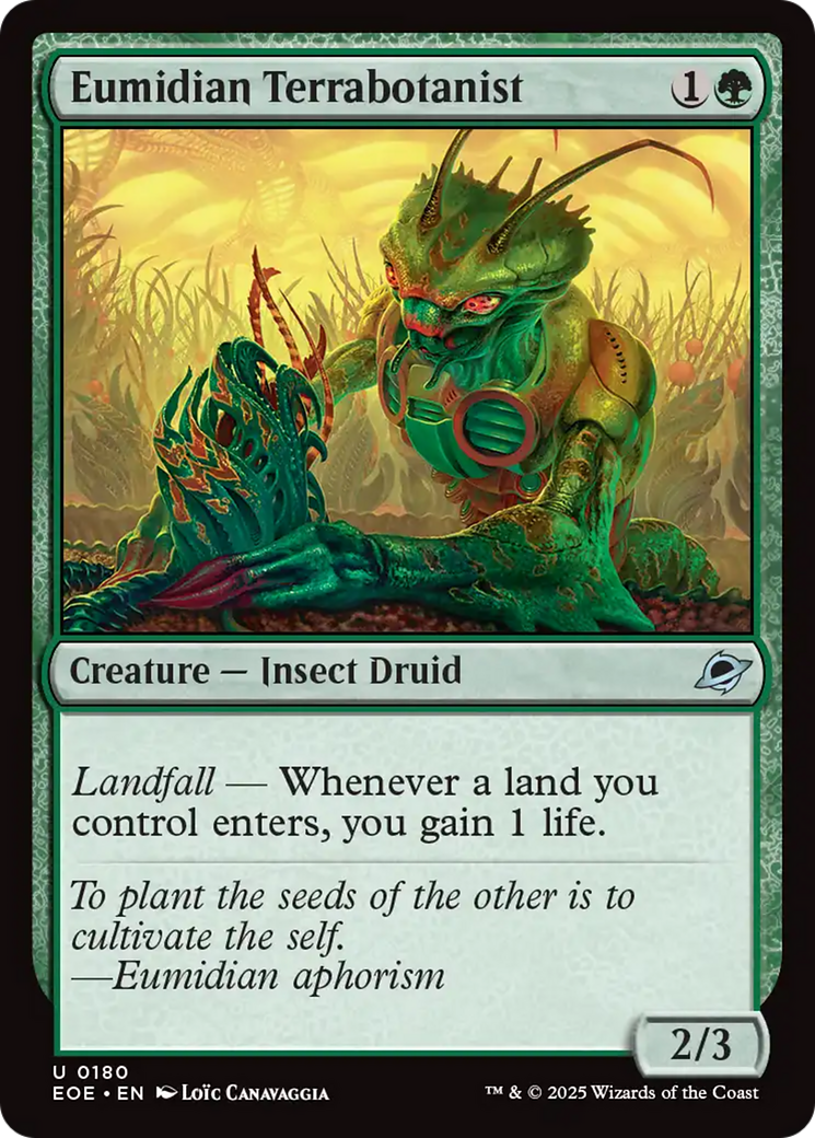 Eumidian Terrabotanist [Edge of Eternities] | Pegasus Games WI