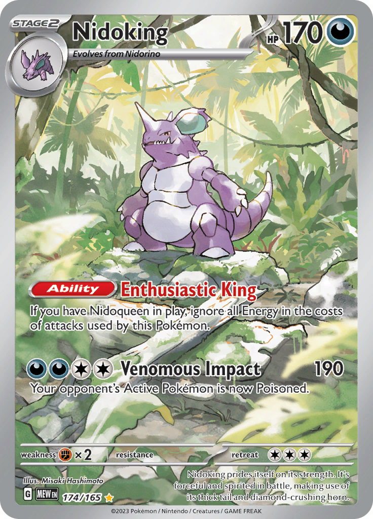 Nidoking (174/165) [Scarlet & Violet 151] | Pegasus Games WI