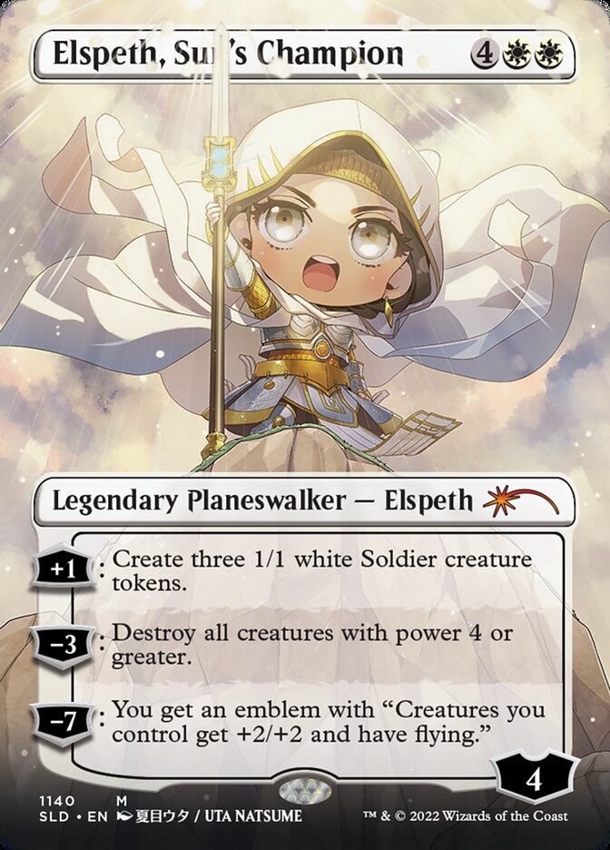 Elspeth, Sun's Champion (Borderless) (1140) [Secret Lair Drop Series] | Pegasus Games WI