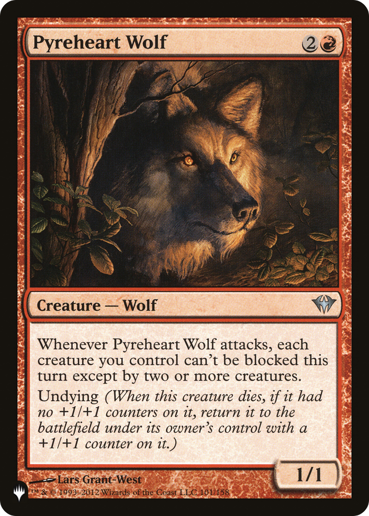 Pyreheart Wolf [The List] | Pegasus Games WI