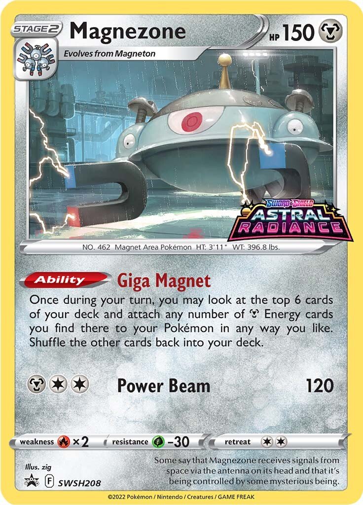 Magnezone (SWSH208) [Sword & Shield: Black Star Promos] | Pegasus Games WI