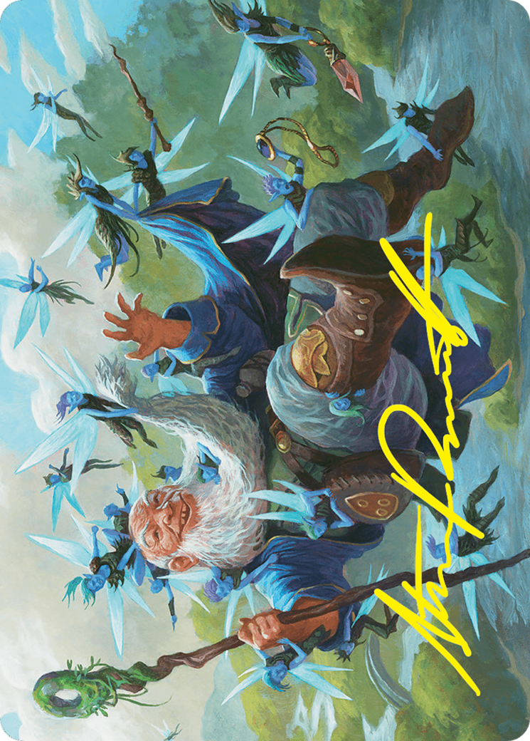 Mischievous Mystic Art Card (7/54) (Gold-Stamped Signature) [Foundations Art Series] | Pegasus Games WI