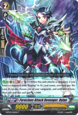 Ferocious Attack Revenger, Dylan (G-BT09/056EN) [Divine Dragon Caper] | Pegasus Games WI