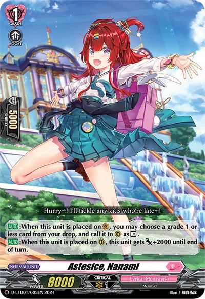 Astesice, Nanami (D-LTD01/003EN) [Ahoy! Lyrical Monasterio!] | Pegasus Games WI