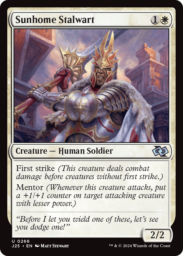 Sunhome Stalwart [Foundations Jumpstart] | Pegasus Games WI