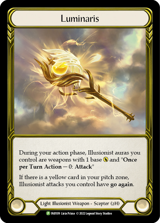 Luminaris (Golden) [FAB109] (Promo)  Cold Foil | Pegasus Games WI