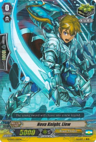 Nova Knight, Llew (RRR) (G-LD03/015EN) [G-Legend Deck Vol.3: The Blaster] | Pegasus Games WI