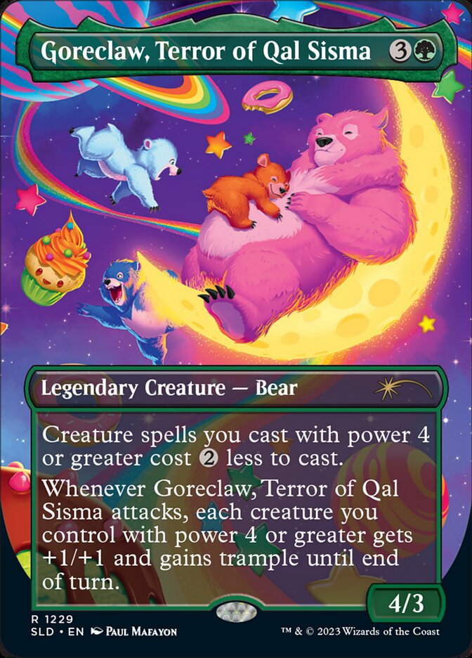 Goreclaw, Terror of Qal Sisma (Borderless) [Secret Lair Drop Series] | Pegasus Games WI