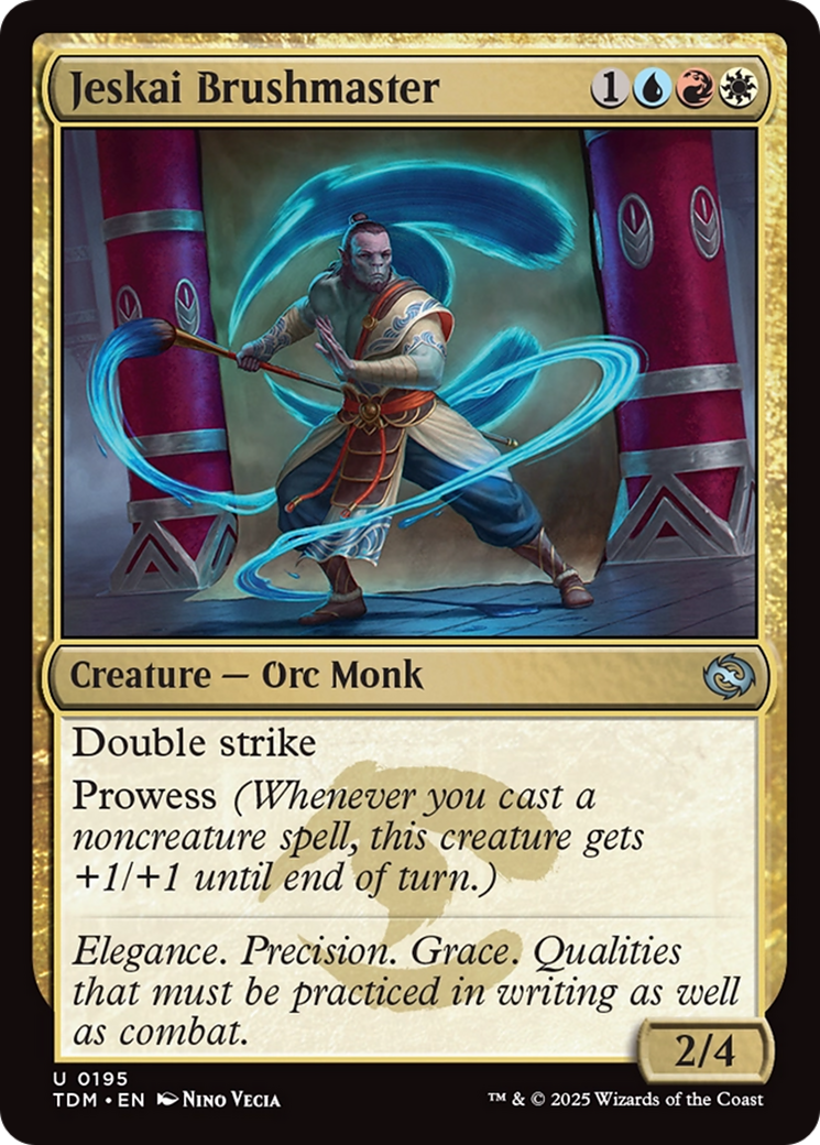 Jeskai Brushmaster [Tarkir: Dragonstorm] | Pegasus Games WI