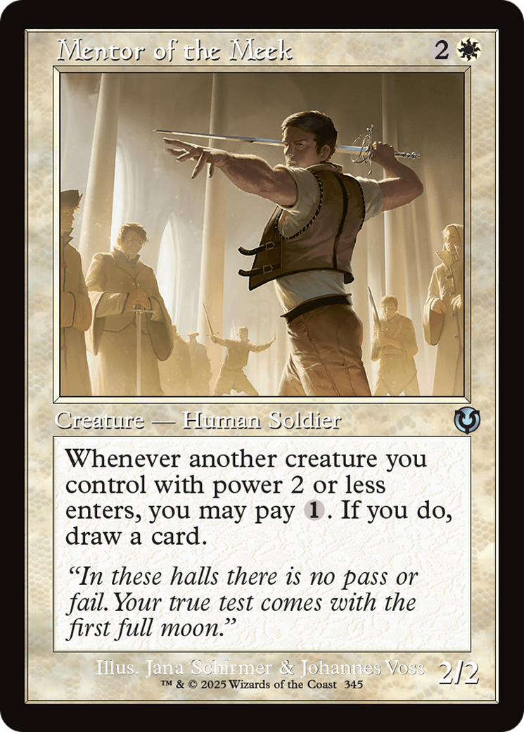 Mentor of the Meek (Retro Frame) [Innistrad Remastered] | Pegasus Games WI