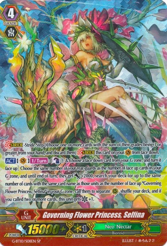 Governing Flower Princess, Selfina (G-BT10/S08EN) [Raging Clash of the Blade Fangs] | Pegasus Games WI
