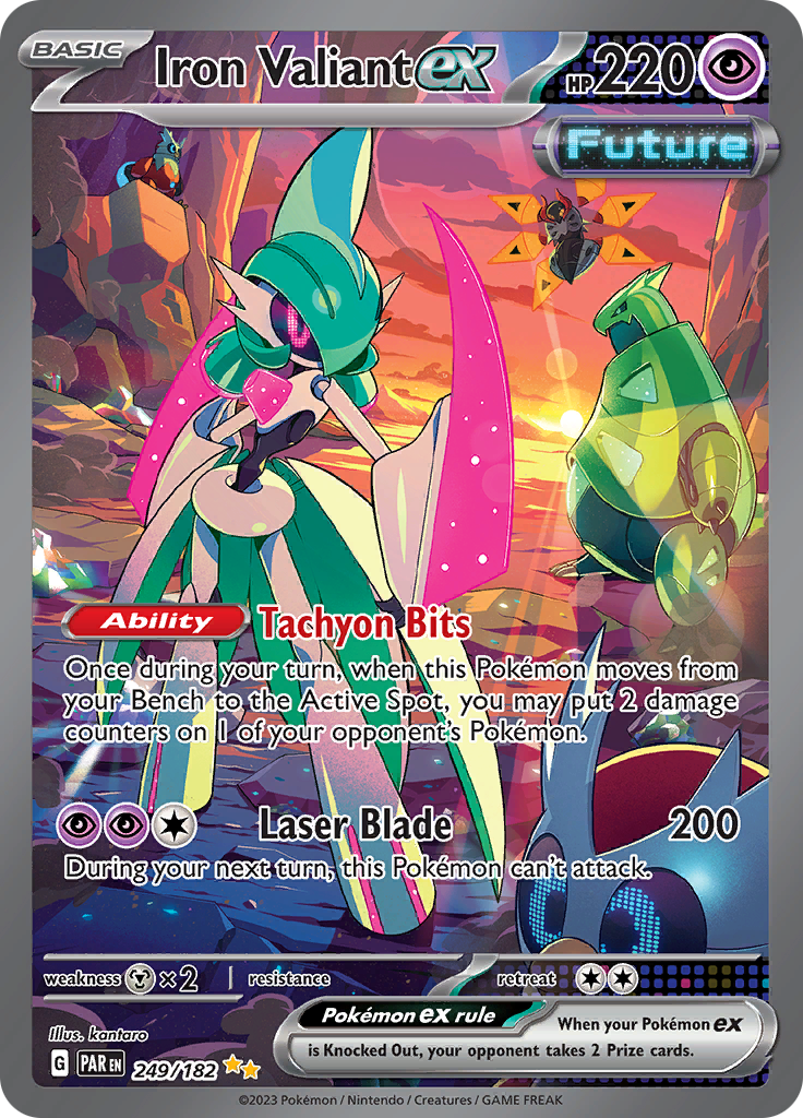 Iron Valiant ex (249/182) [Scarlet & Violet: Paradox Rift] | Pegasus Games WI