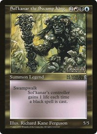 Sol'kanar the Swamp King (Oversized) [Oversize Cards] | Pegasus Games WI