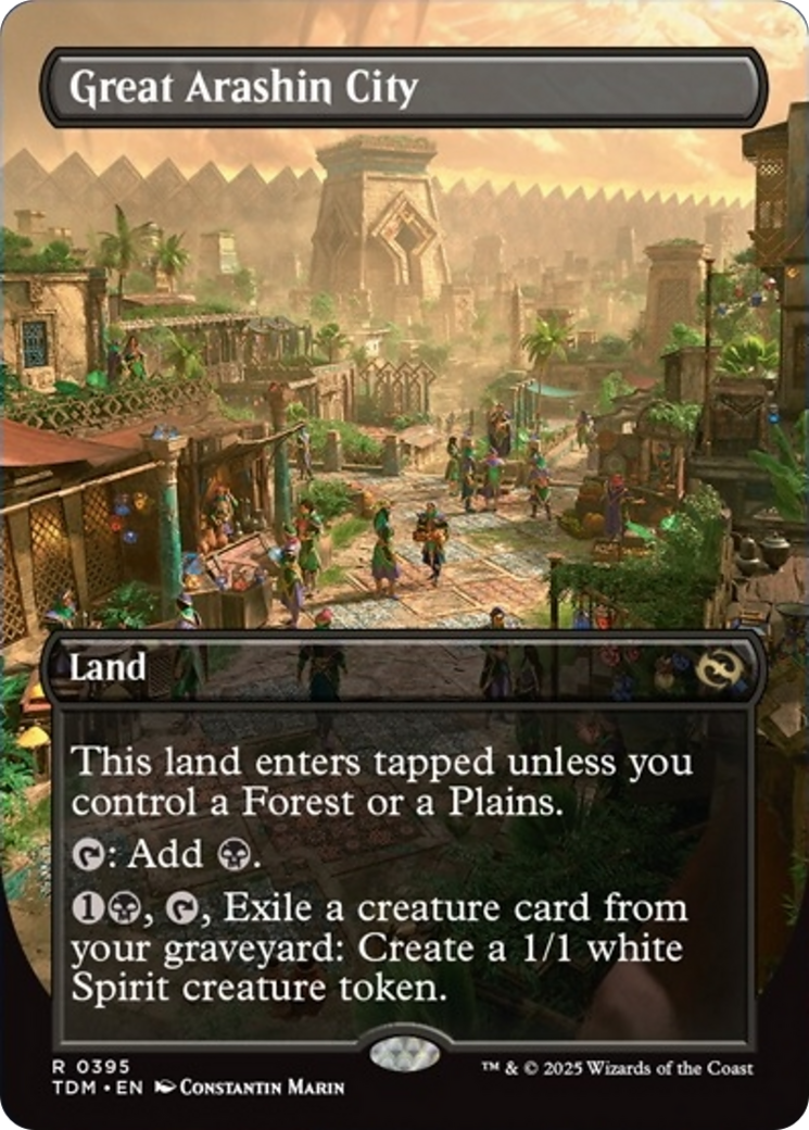 Great Arashin City (Borderless) [Tarkir: Dragonstorm] | Pegasus Games WI