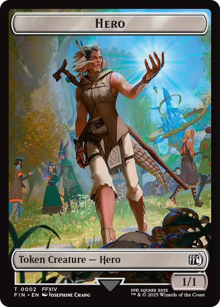 Hero (0002) // Treasure Double-Sided Token [FINAL FANTASY Tokens] | Pegasus Games WI