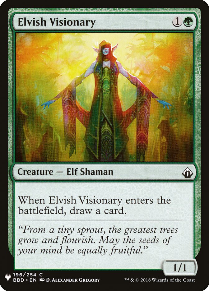 Elvish Visionary [Mystery Booster] | Pegasus Games WI